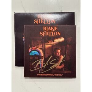 Blake Shelton For Recreational Use Only CD + Signed Autographed Art Card #1